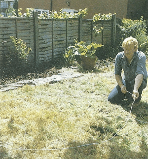 Miniteich im Garten 