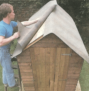 Ein Gerätehaus im Nu aufgebaut